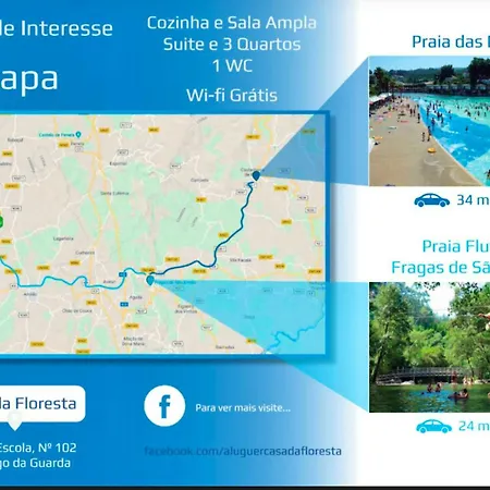 Charming House Near Santiago Da Guarda With Private Pool. * Leiria